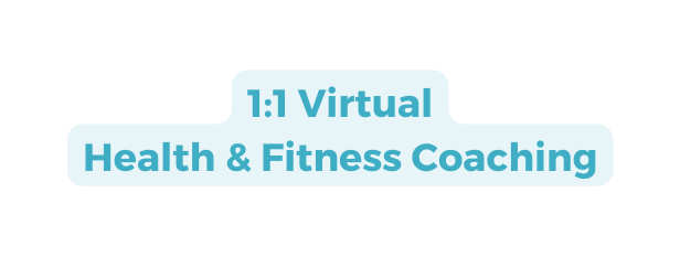 1 1 Virtual Health Fitness Coaching